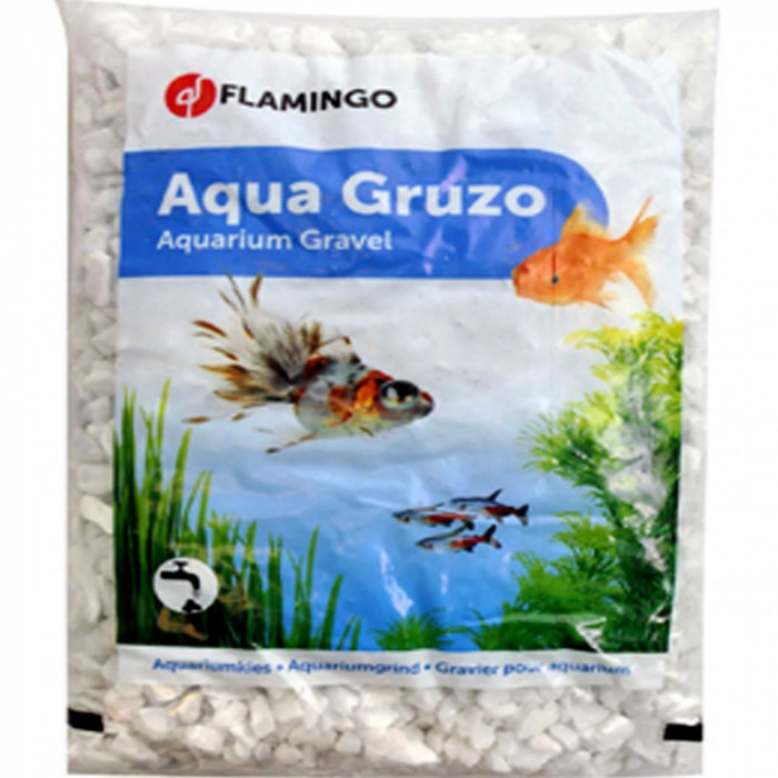 NISIP ACV FLAMINGO ALB 1KG 9-12MM