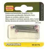 Cumpara ieftin Set biaxuri din corindon de forma sferica Micromot Proxxon 28772, O5 mm, 5 bucati