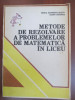 Metode de rezolvare a problemelor de matematica in liceu