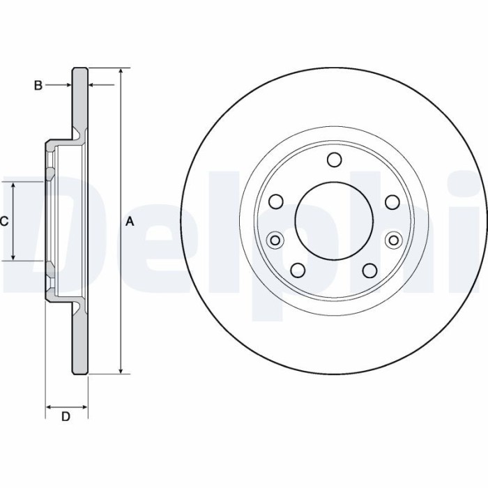 DELPHI BG4661C Disc frana