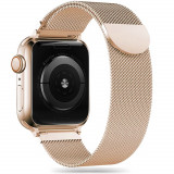 Curea Tech-Protect Milaneseband pentru Apple Watch 4/5/6/7/8/9/SE (38/40/41 Mm) Auriu