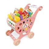 Carucior cumparaturi pentru copii fara accesorii 4 roti 29x28x18cm Roz 978-1 CWT