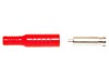 Conector Soclu Banana 4mm Mueller Rosu 15A
