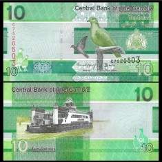 Gambia 2023 - 10 dalasis UNC foto