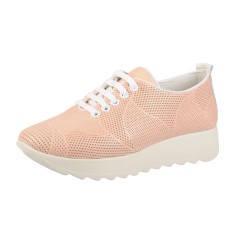 Pantofi sport dama din piele naturala Dyany Pegasus, bej, 39 foto