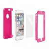 Husa 360 Plastic Roz + Sticla Temperata Samsung Galaxy S7 G930