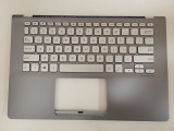 Carcasa superioara cu tastatura palmrest gri Laptop, Asus, VivoBook S14 K430, K430F, K430FA, K430FN, 90NB0KL4-R31US0, X430FA-1E, iluminata, layout US