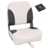 VidaXL Set scaun pliabil de barcă, 2 piese, spătar mic/centură fixare 3284290