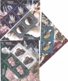 ROMANIA 2010 LP 1865 MINERALE FLORI DE MINA,2 SERII CU 2 TABS-URI MNH