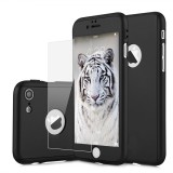 Cumpara ieftin Husa telefon Iphone 6/6S Plus ofera protectie 360&deg; Ultrasubtire + Folie Sticla Securizata - Black