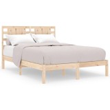 Cumpara ieftin Cadru de pat dublu, 135x190 cm, lemn masiv