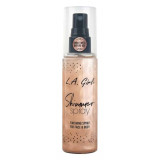 Primer, Fixator, Iluminator L.A Girl Shimmer Spray, 80ml - 919 Rose Gold, L.A. Girl