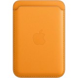 Husa de protectie Apple Leather Wallet MagSafe pentru iPhone, California Poppy
