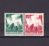 Cumpara ieftin ✅ (S44) Germania Reich 1936 - &quot;Ziua Partidului - NSDAP &quot; ,serie Mi.632/633 cota 14 Є , RAR MNH , ceva spoturi