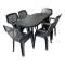 Set Grădină 6 Persoane Clio &ndash; Antracit
