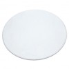 Covor modern de spălat POSH cerc shaggy fildeş, antiderapant, gros, cerc 100 cm