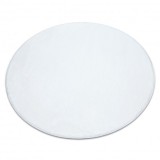 Covor modern de spălat POSH cerc shaggy fildeş, antiderapant, gros, cerc 60 cm