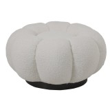 Cumpara ieftin Taburet fotoliu Nester, Pako World, Alb, 60x31 cm