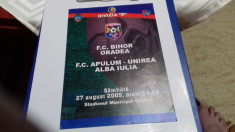 program FC Bihor - Unirea Alba I. foto