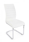 Set 4 scaune albe Myra 41x60x98 cm