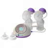 Pompa San Electrica Dubla KidsCare KC106, 15 Nivele, Silentioasa, LCD, Biberon Inclus, Autonomie 7h