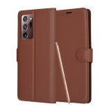 Techsuit - Leather Folio - Samsung Galaxy Note 20 Ultra / Note 20 Ultra 5G - Brown