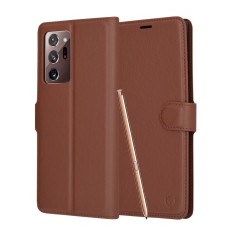Husa Samsung Galaxy Note 20 Ultra Techsuit Leather Folio, maro foto