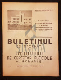 NICOLAE GAVRILESCU (DOCTOR), BULETINUL DE INFORMATII AL INSTITUTULUI DE CERCETARI PISCICOLE AL ROMANIEI, ANUL I, NUMARUL 5, OCTOMBRIE, 1942, BUCURESTI