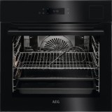 Cuptor incorporabil multifunctional AEG SteamPro BSE798380B, Functii de abur, 70 L, 25 functii, Display, Wi-Fi, Senzor gatire, Negru