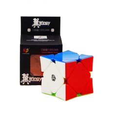 Cub Magic 3x3x3 QiYi X-Man Wingy Skewb Magnetic, Stickerless, 367CUB