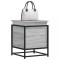 Gossi cutie depozitare gri sonoma 40x40x51,5 cm lemn prelucrat