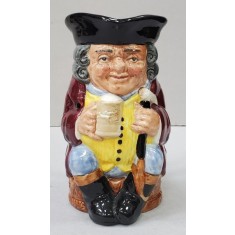 Halba din ceramica Royal Doulton, Jolly Toby, Secol XX