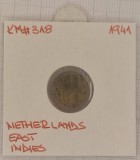 Netherlands East Indies, Indonezia, Indonesia, 1/10 Gulden 1941, Argint, KM#318, Asia