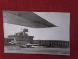 Bucuresti - Aeroportul international Baneasa - carte postala circulata 1963, Printata