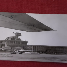 Bucuresti - Aeroportul international Baneasa - carte postala circulata 1963