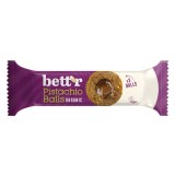 Bilute cu umplutura de fistic bio Bettr, 45g (3x15g) - Vegane, Fara Gluten