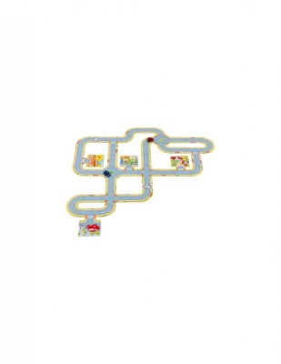 Circuit de podea cu 2 masinute Die Cast incluse foto
