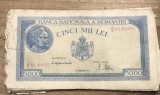 (BNK A) Romania bancnota 5000 lei 10 Octombrie 1944