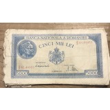 (BNK A) Romania bancnota 5000 lei 10 Octombrie 1944
