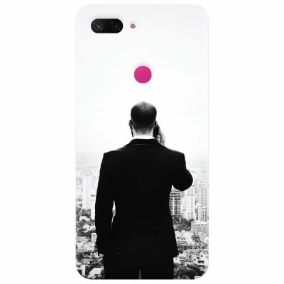 Husa silicon pentru Xiaomi Mi 8 Lite, Man In Suit foto