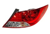 Stop spate lampa Hyundai Accent (Rb), 08.10-, spate, omologare ECE, fara suport bec, cu lampa ceata spate, 924021R020, Dreapta, TYC