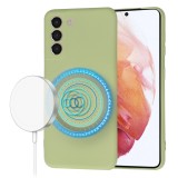 Husa silicon Samsung Galaxy S21 5G Techsuit SoftFlex MagSafe, verde