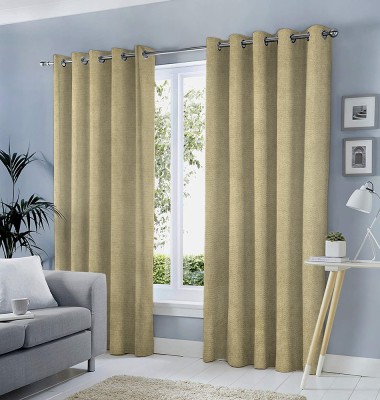 Draperie tip tesatura in cu inele auriu antic, Madison, 150x270 cm, densitate 700 g/ml, Telma, 1 buc foto