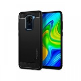 Husa Xiaomi Redmi Note 9 Spigen Rugged Armor Matte Black