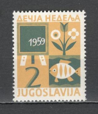 Iugoslavia.1959 Marci de binefacere-Saptamina copiilor SI.656