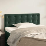 vidaXL Tăblie de pat, verde &icirc;nchis, 90x5x78/88 cm, catifea