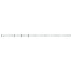 Gard plasa de sarma cu tarusi de fixare, verde, 1,1x25 m