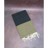 Prosop Plajă Fouta | Tunis | Dark Gold 200 x 100 cm