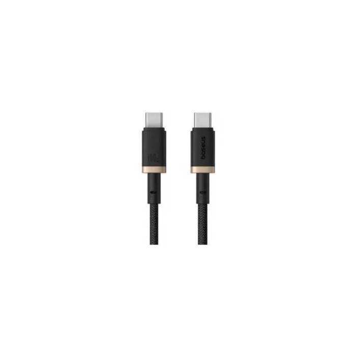 Cablu alimentare si date Baseus P10377803U01-00 Dura Fast Charging /Data USB Type-C la USB Type-C 100W certificat 1m galben+negr