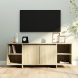 vidaXL Comodă TV, stejar sonoma, 130x35x50 cm, PAL